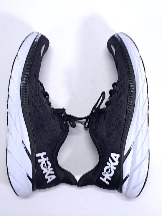 Hoka Clifton 8 Athletic Shoes Men 9.5 D Black White Run Sneakers 1119393 BWHT main image 13